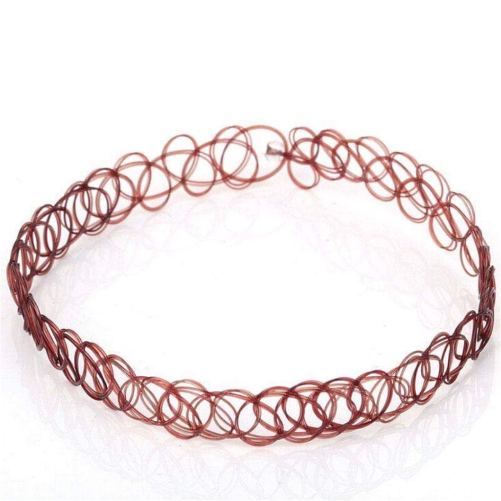 Choker,Tattoo Choker Necklace 2 Pack Bundle 90s